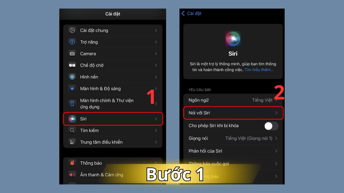 Cách tắt nguồn iPhone 16 bằng Siri - bước 1