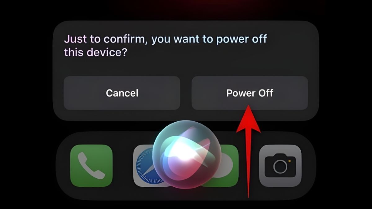 Cách tắt nguồn iPhone bị đơ bằng Siri