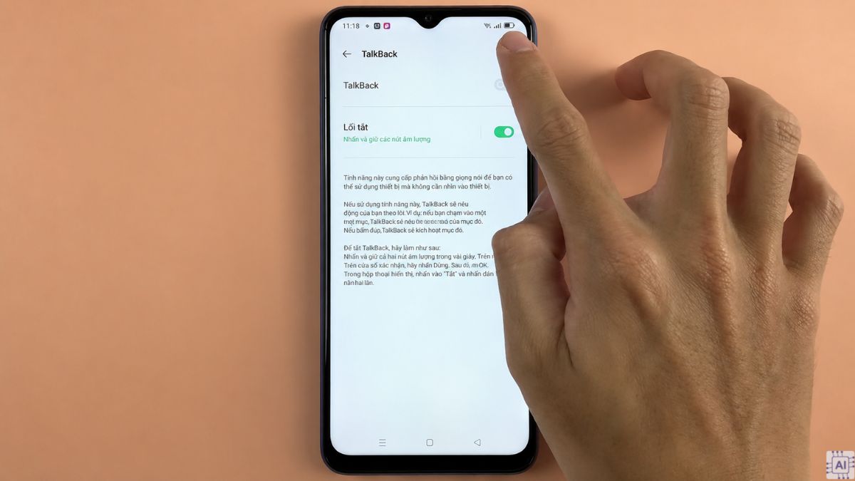 Tìm hiểu tính năng TalkBack trên điện thoại