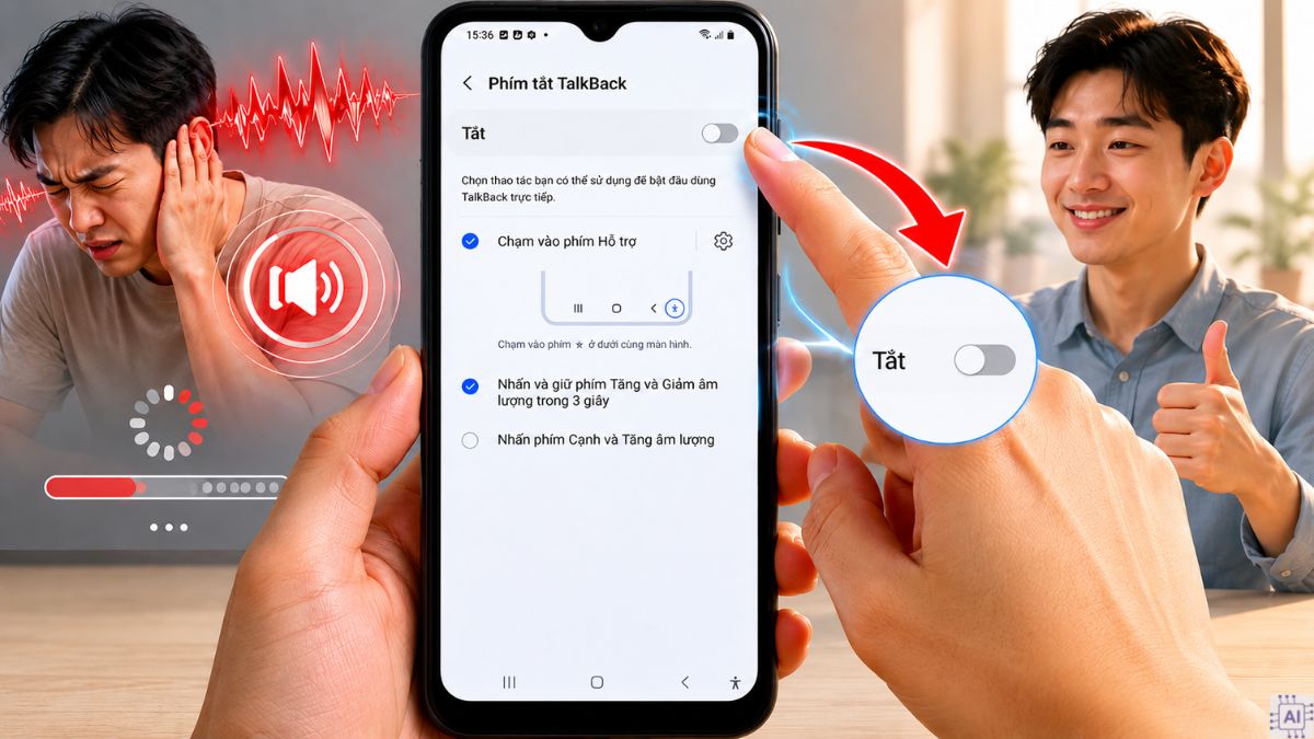 Lý do nên thực hiện cách tắt TalkBack
