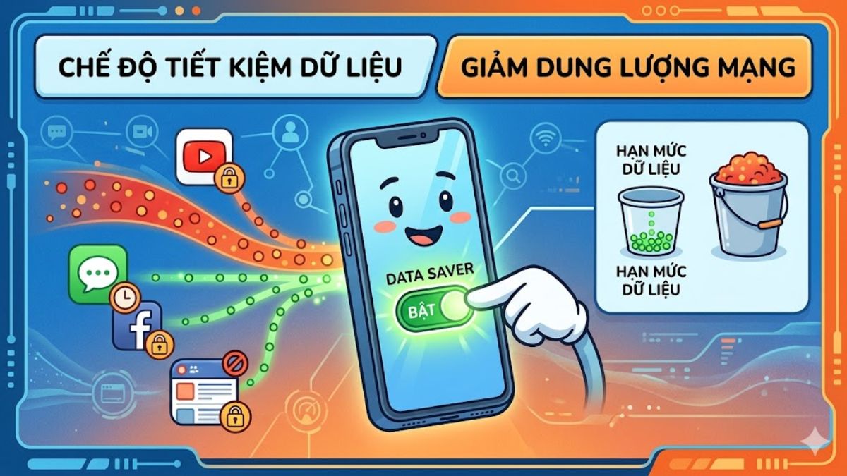 Tìm hiểu về chế độ tiết kiệm dữ liệu trên điện thoại