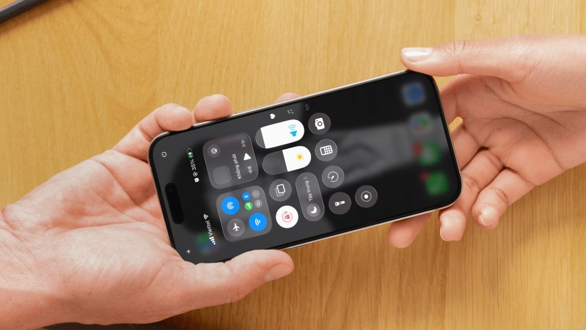 Thời điểm nền sử dụng cách tắt xoay màn hình trên iPhone