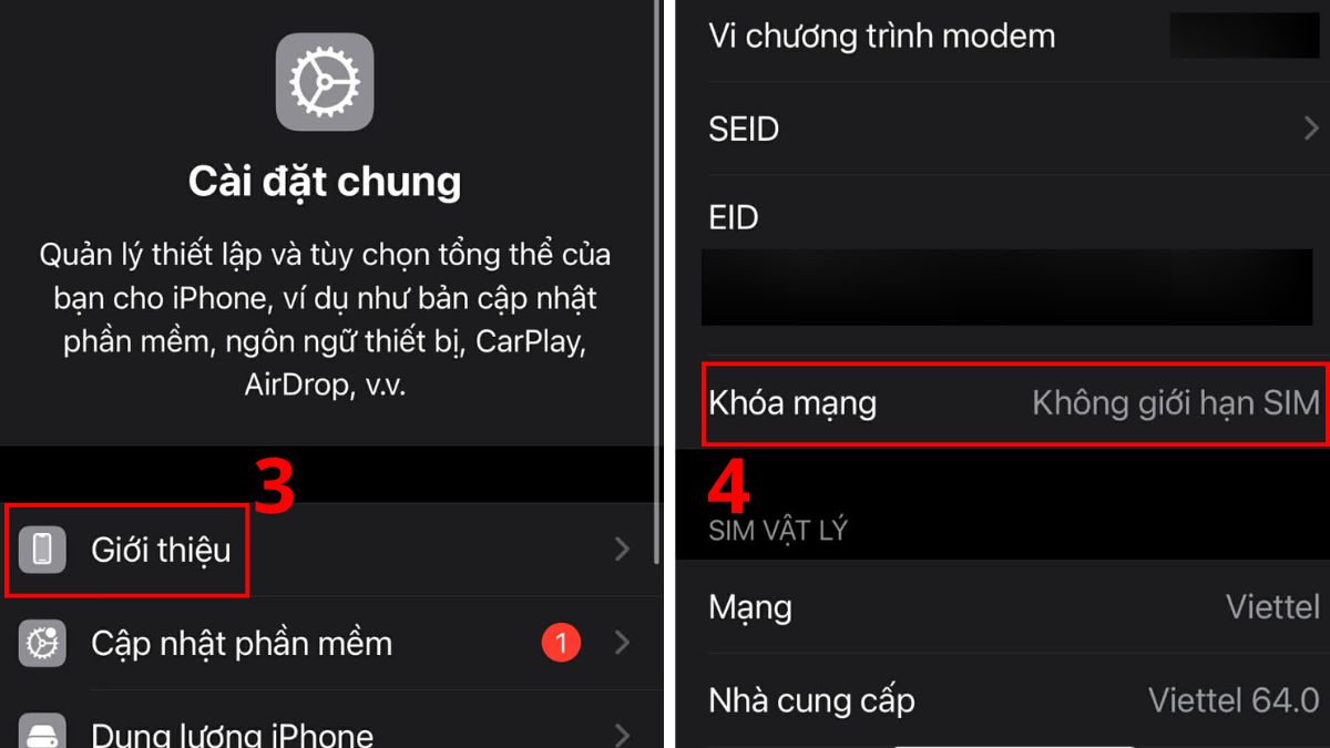 Cách test phiên bản quốc tế hay bản lock trên iPhone 11 Pro Max cũ - bước 2,3
