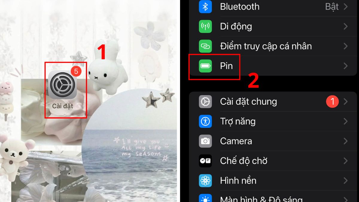 Cách test dung lượng pin iPhone 11 Pro Max cũ - bước 1 