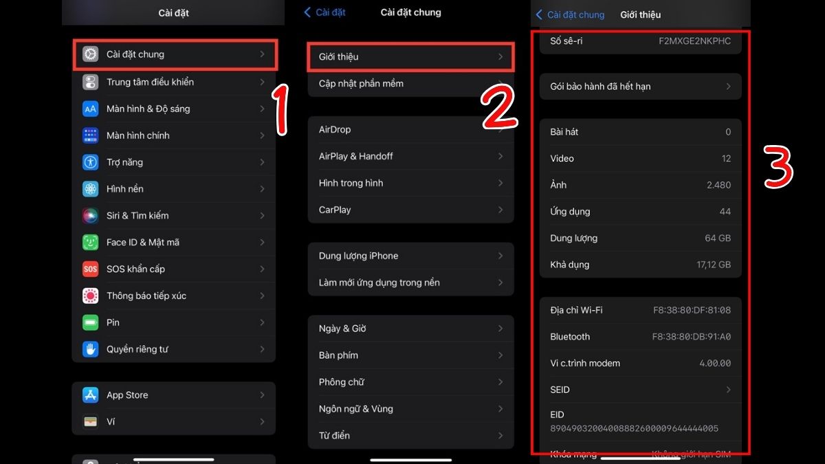 Cách test linh kiện trên iPhone 13 Pro Max cũ 