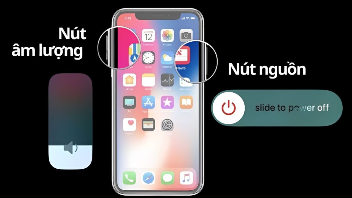 Cách test các nút bấm iPhone XS cũ 
