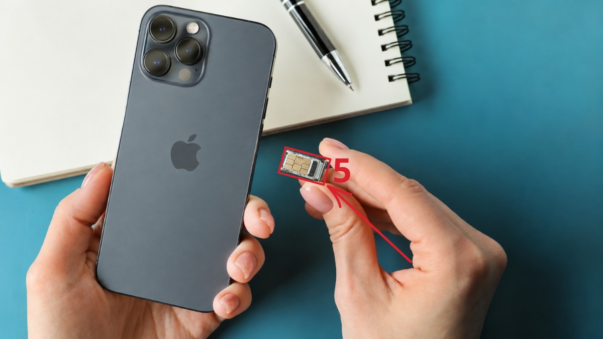Hướng dẫn cách lắp SIM vào lại iPhone 12 Pro Max - bước 3