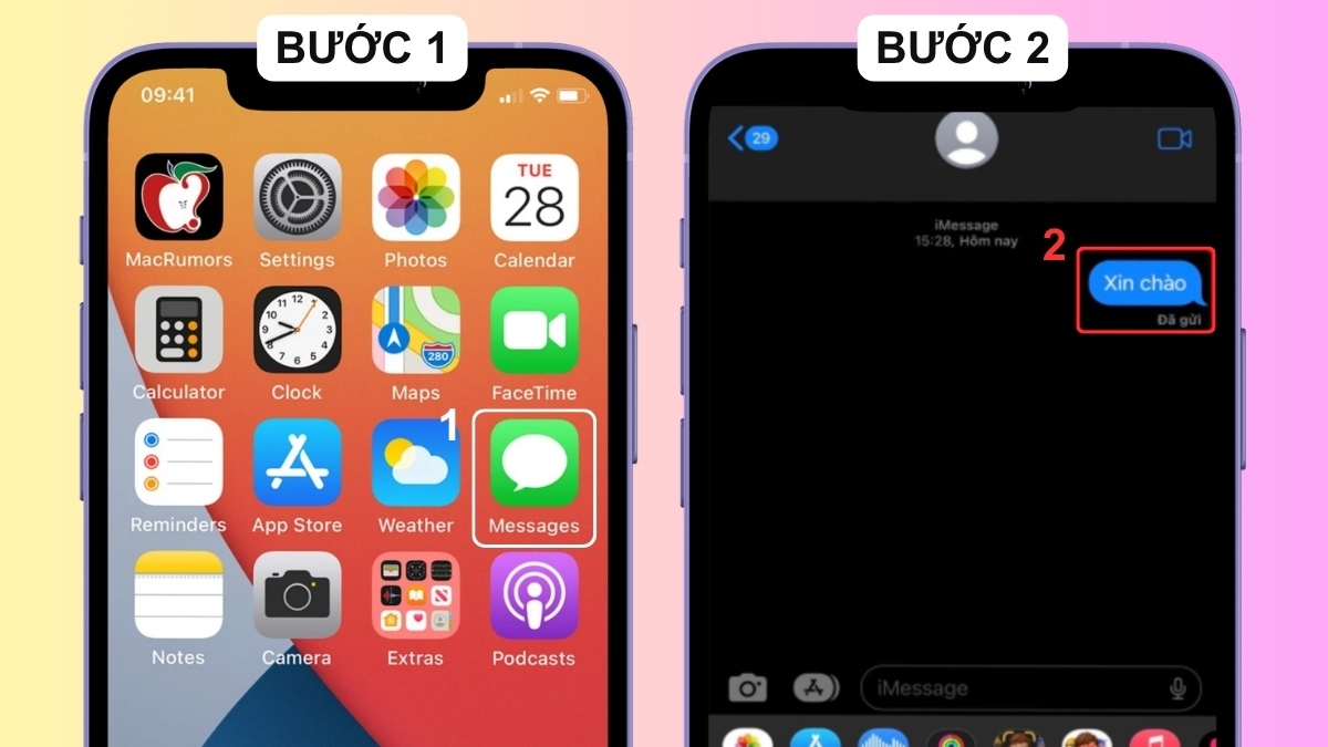 Cách chỉnh sửa tin nhắn iMessage sau khi gửi - bước 1