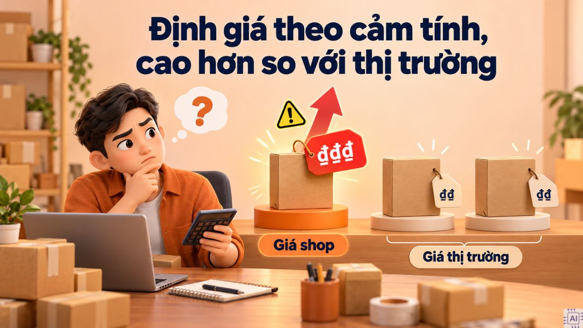 Định giá theo cảm tính, cao hơn so với thị trường
