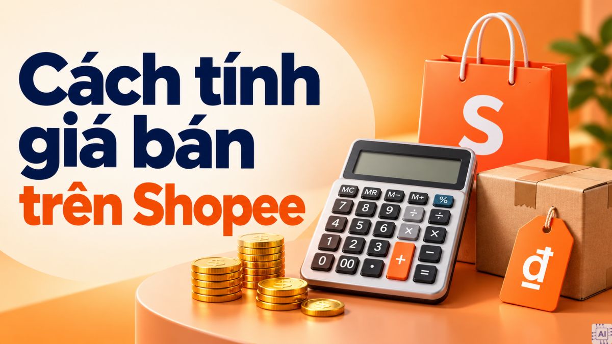 Cách tính giá bán trên Shopee chính xác, mới nhất 2026