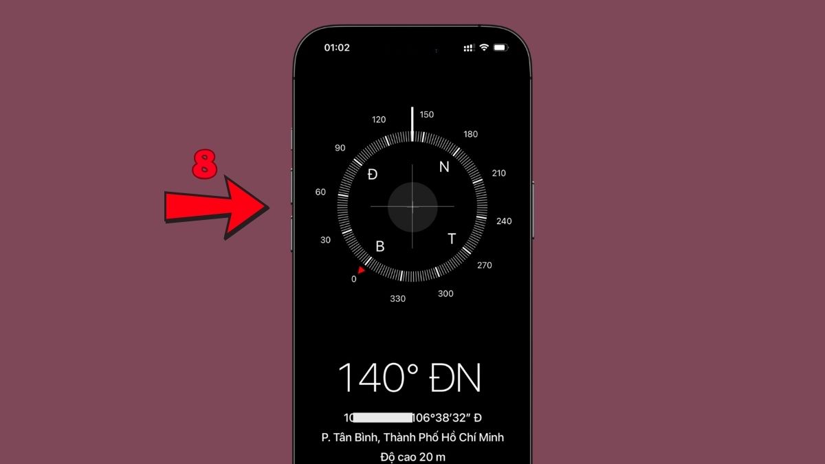 Cách chỉnh la bàn trên iPhone khi bị lệch - bước 4