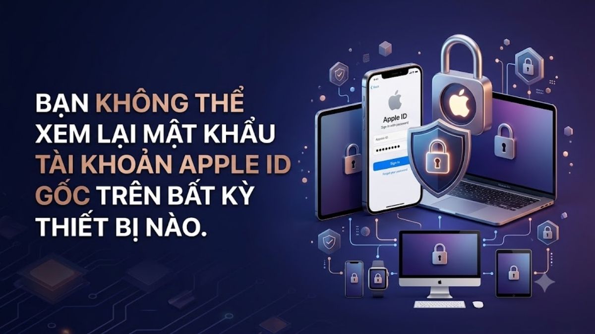 Không thể xem mật khẩu iCloud trên iPhone 