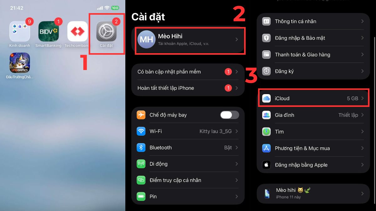 Cách kiểm tra dung lượng iCloud nhanh chóng