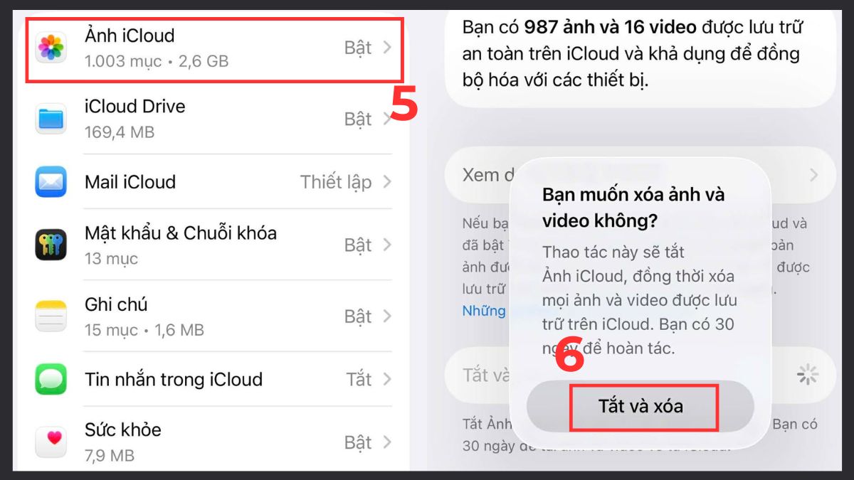 Cách xóa dữ liệu ứng dụng trên iPhone - bước 3