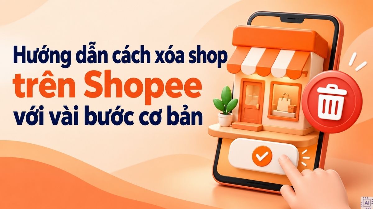 Hướng dẫn cách xóa shop trên Shopee với vài bước cơ bản
