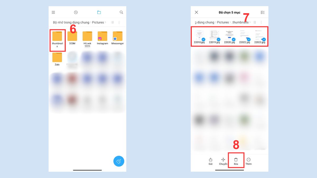 Cách xóa tập tin hệ thống trên Xiaomi bằng ẩn Trình quản lý tệp - bước 3