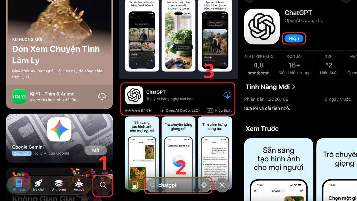 Cách tải ChatGPT về iPhone đơn giản