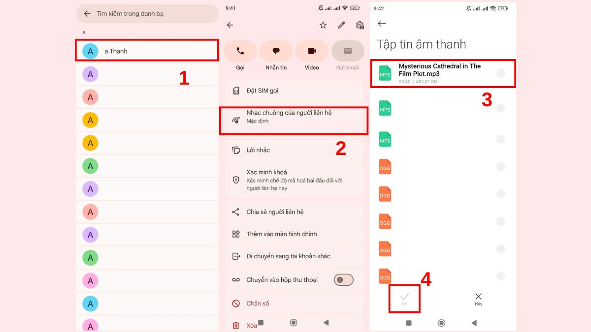 Cách thay đổi âm báo và chuông cho cuộc gọi đến Android