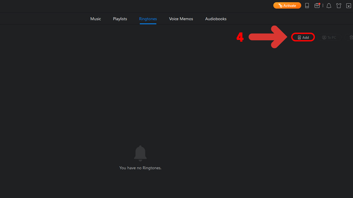 Cài nhạc chuông trên iPhone 12 Pro Max bằng phần mềm - bước 3