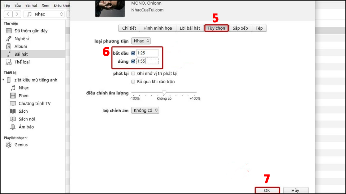 Cài nhạc chuông trên iPhone 12 Pro Max bằng iTunes - bước 3