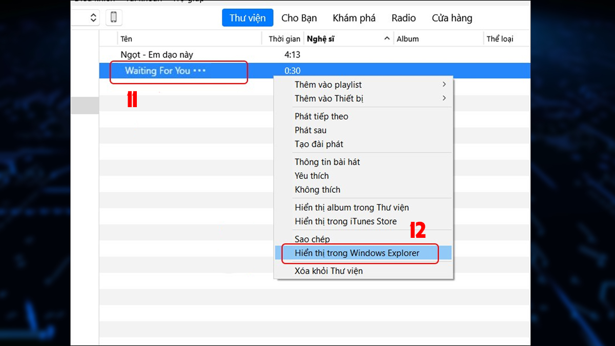 Cài nhạc chuông trên iPhone 12 Pro Max bằng iTunes - bước 5