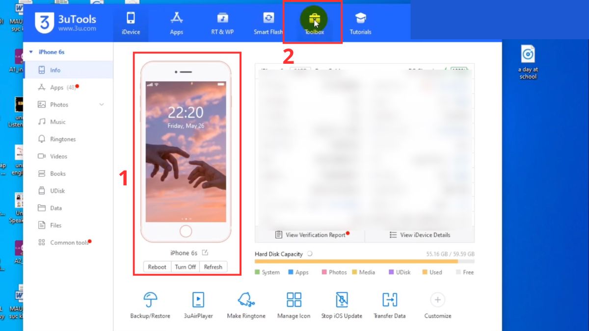 Cách cài IPA trực tiếp cho iPhone trên máy tính bằng 3uTools - bước 1