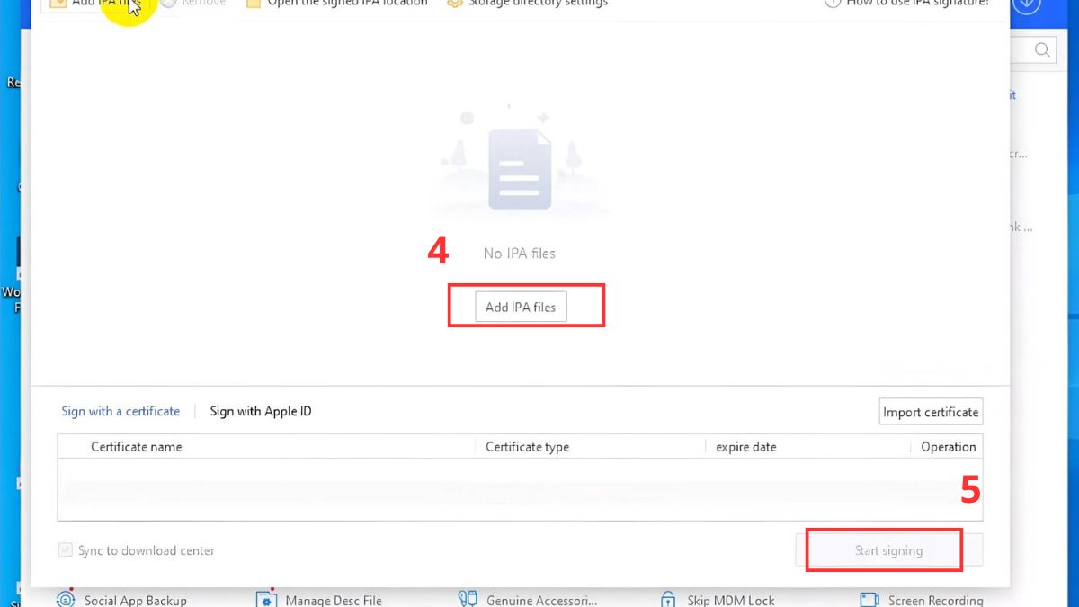Cách cài IPA trực tiếp cho iPhone trên máy tính bằng 3uTools - bước 3