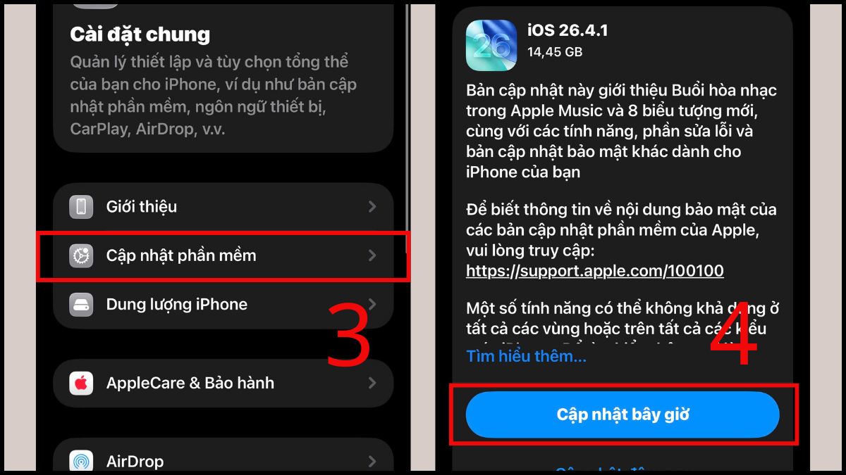 Khắc phục lỗi camera iPhone không quét được QR bằng cách cập nhật iOS - bước 3