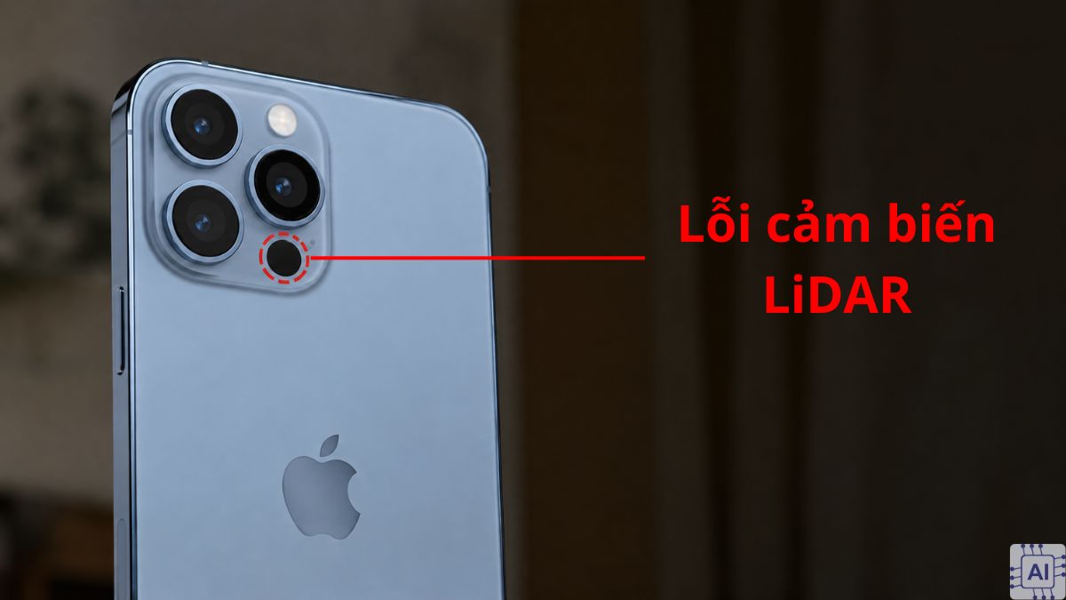 Phần cứng bị hư hỏng khiến camera iPhone 13 Pro Max bị mờ