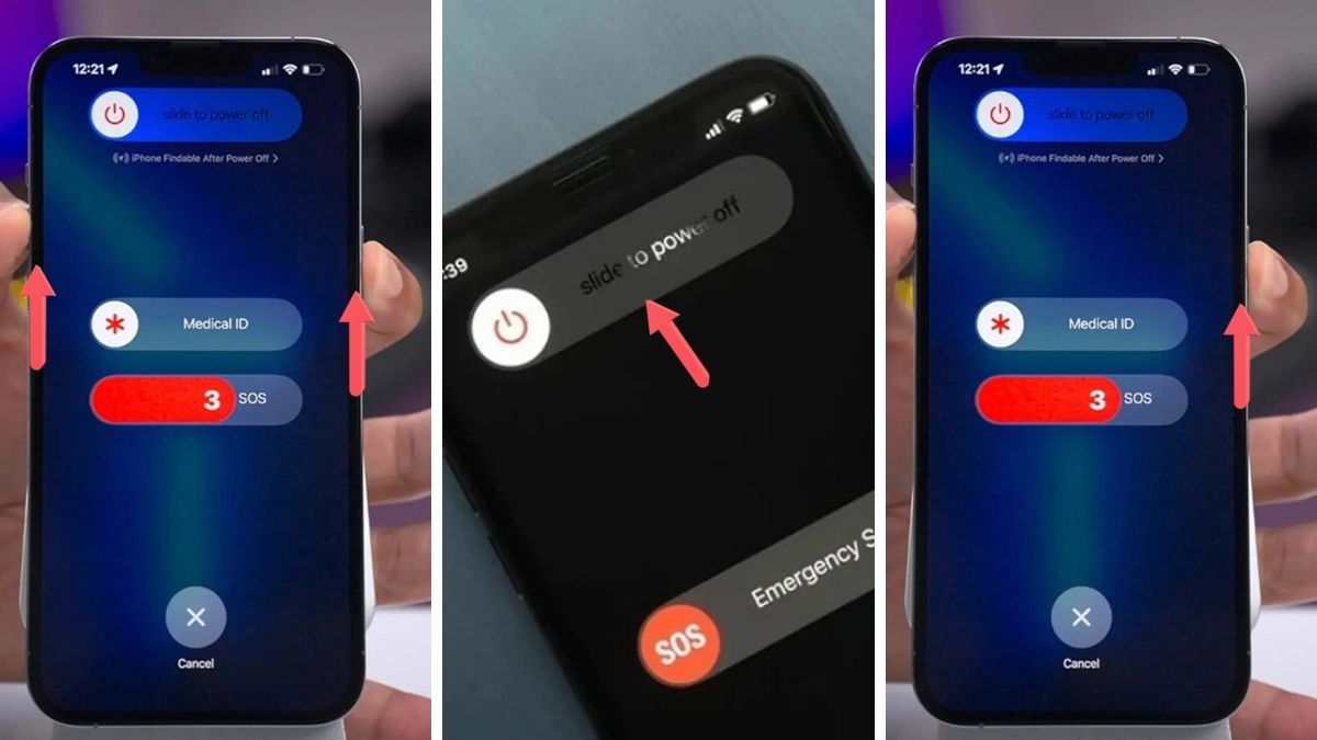 Khởi động lại máy để khắc phục camera iPhone 17 bị mờ 