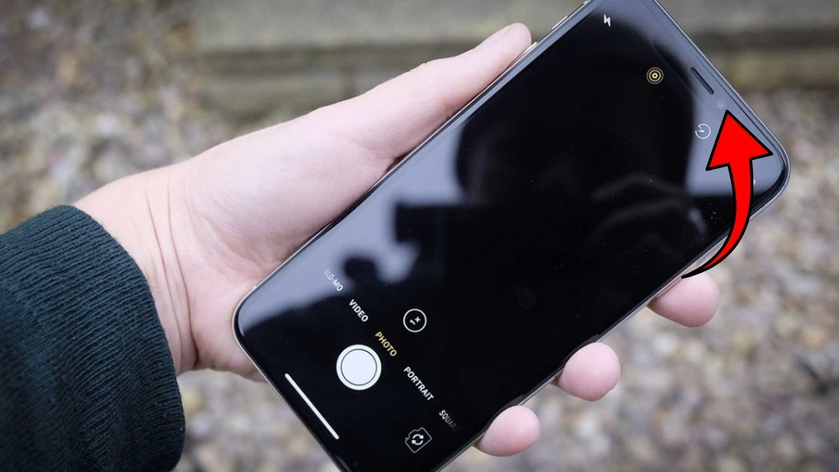 Camera Truedepth iPhone bị lỗi do vật cản trên cảm biến