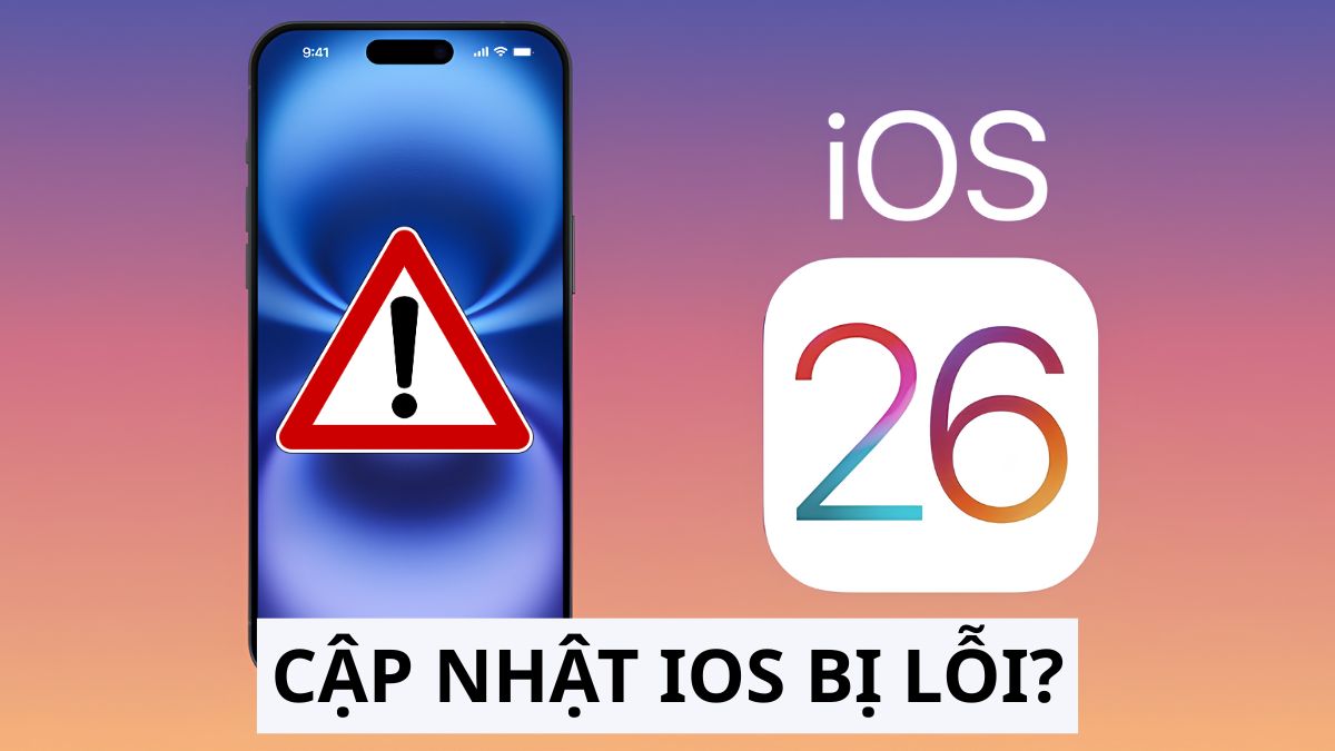Tìm hiểu lỗi cập nhật iOS bị lỗi