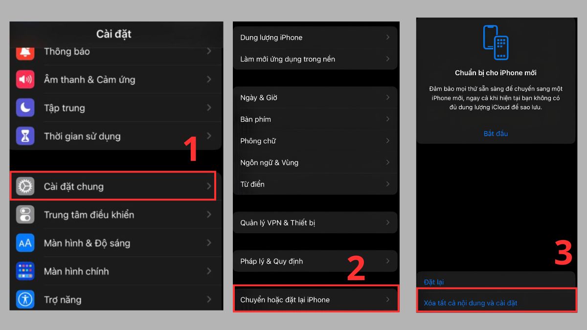 Khắc phục lỗi cập nhật iOS bằng cách khôi phục cài đặt gốc