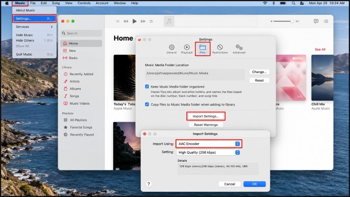 Cách cắt nhạc chuông iPhone macOS - bước 4