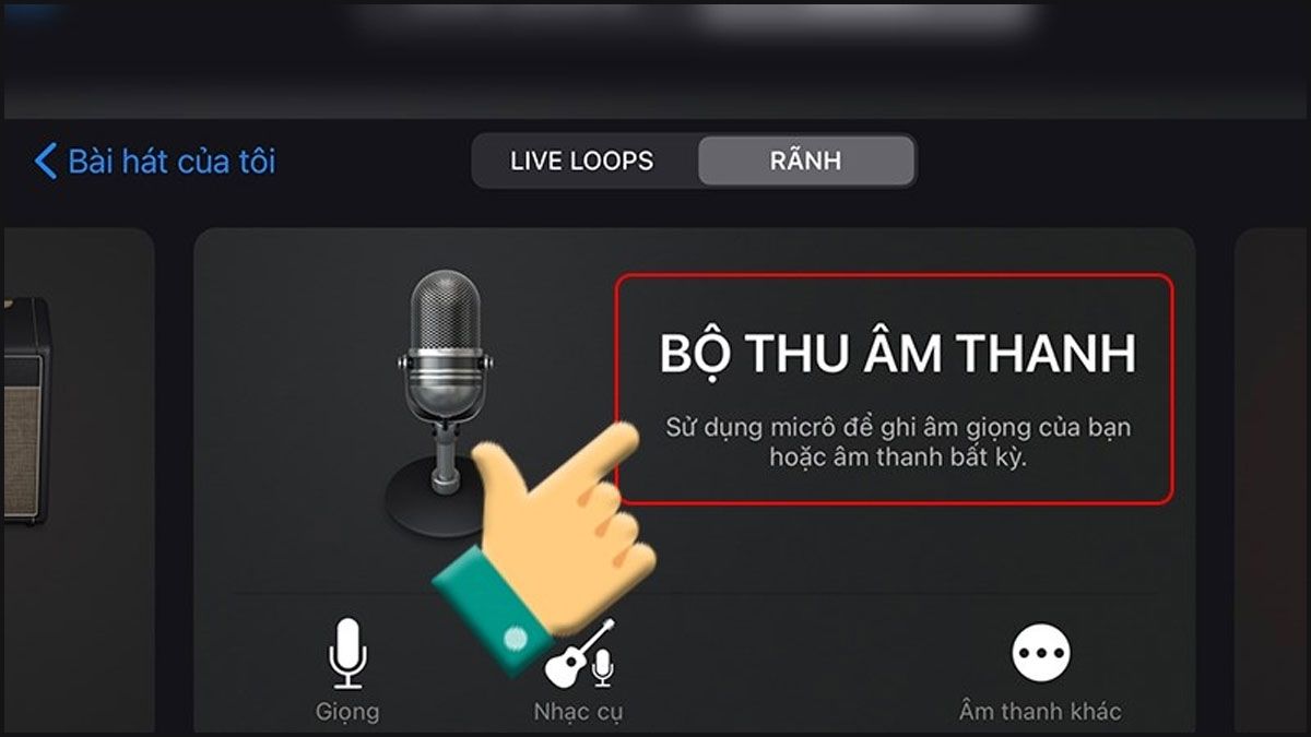 Cách cắt nhạc chuông iPhone bằng GarageBand - bước 1