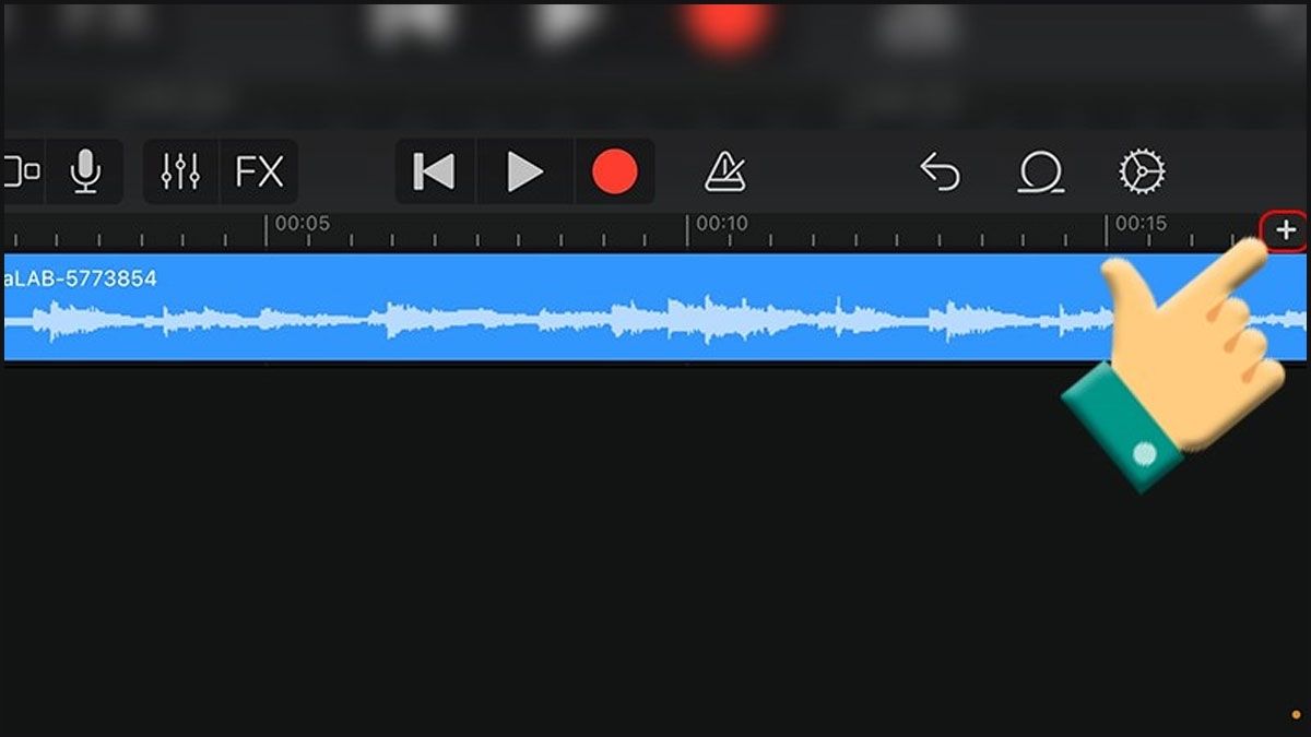 Cách cắt nhạc chuông iPhone bằng GarageBand - bước 7
