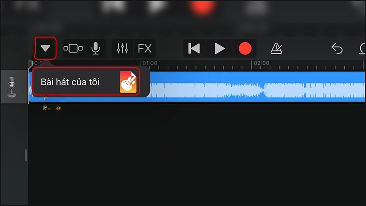 Cách cắt nhạc chuông iPhone bằng GarageBand - bước 9