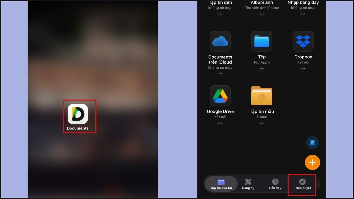 Cách cắt nhạc chuông trên iPhone bằng Documents với GarageBand - bước 2