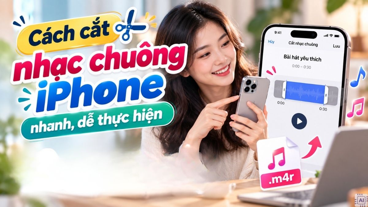 Hướng dẫn cách cắt nhạc chuông iPhone nhanh, dễ thực hiện