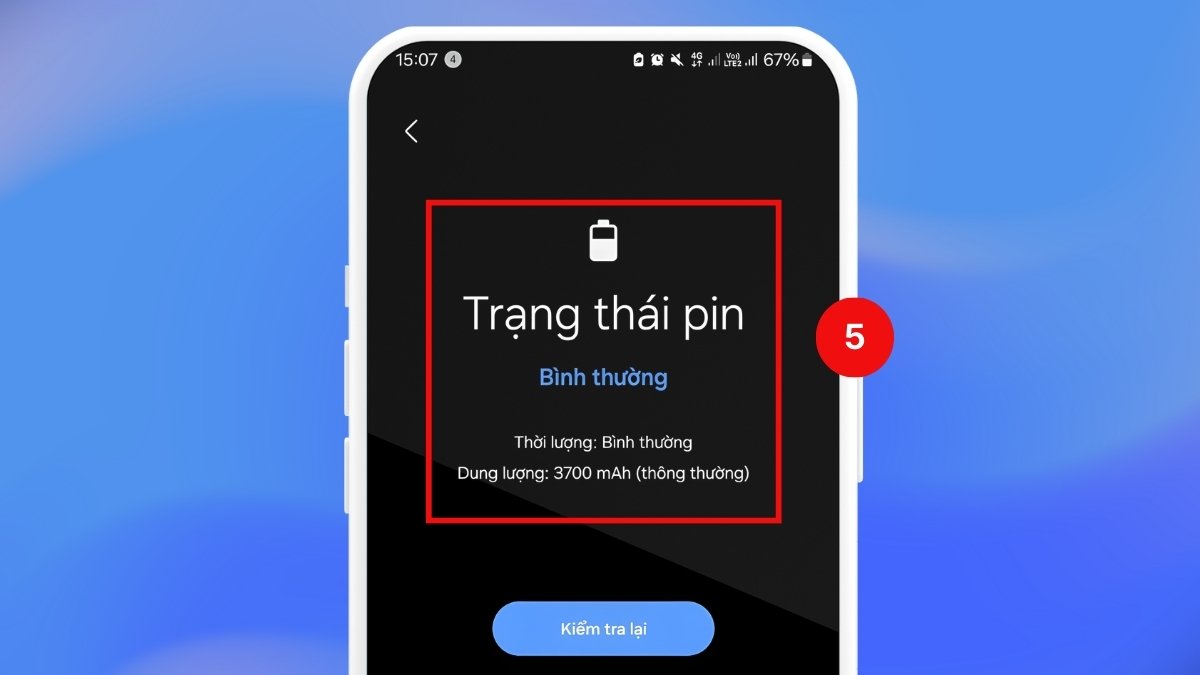 Kiểm tra độ chai pin của Android - bước 3