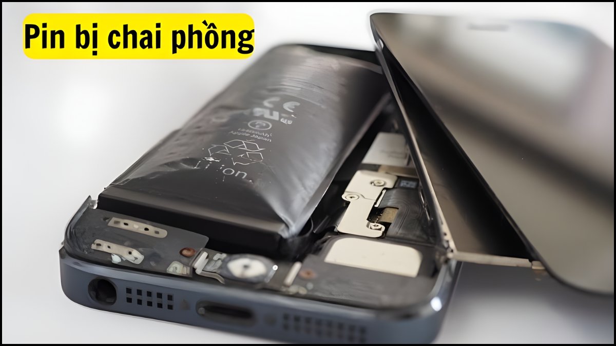 Pin bị phồng to là dấu hiệu chai pin