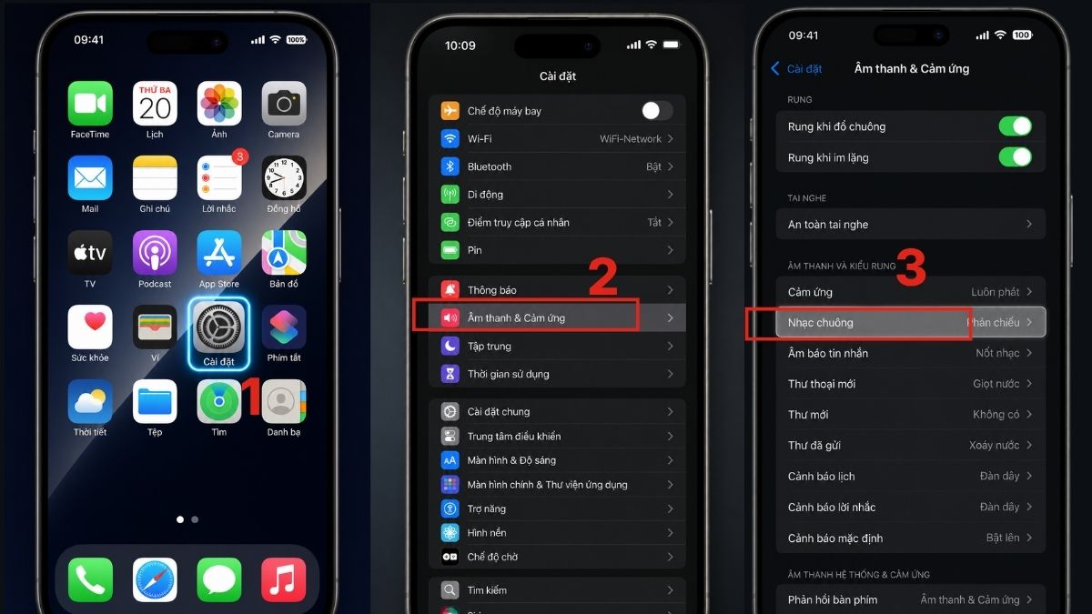 Cách tự tạo kiểu rung trên iPhone - bước 1
