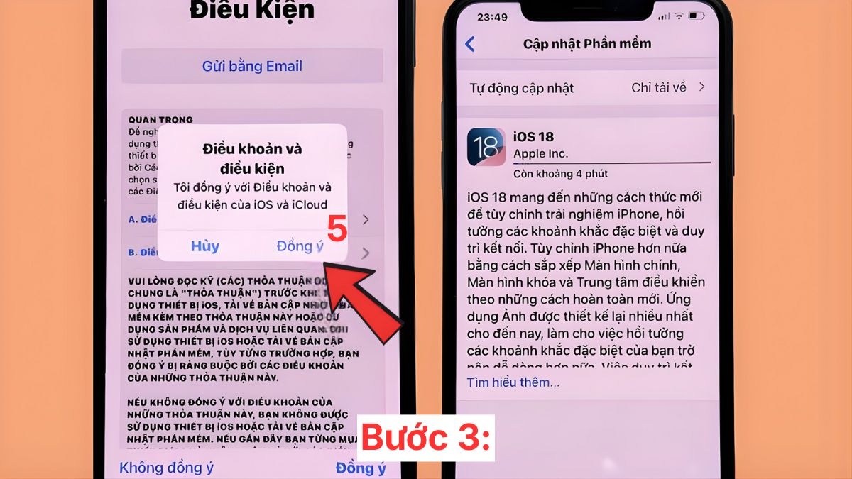 Cập nhật iOS khi chuông báo thức iPhone kêu nhỏ - bước 3