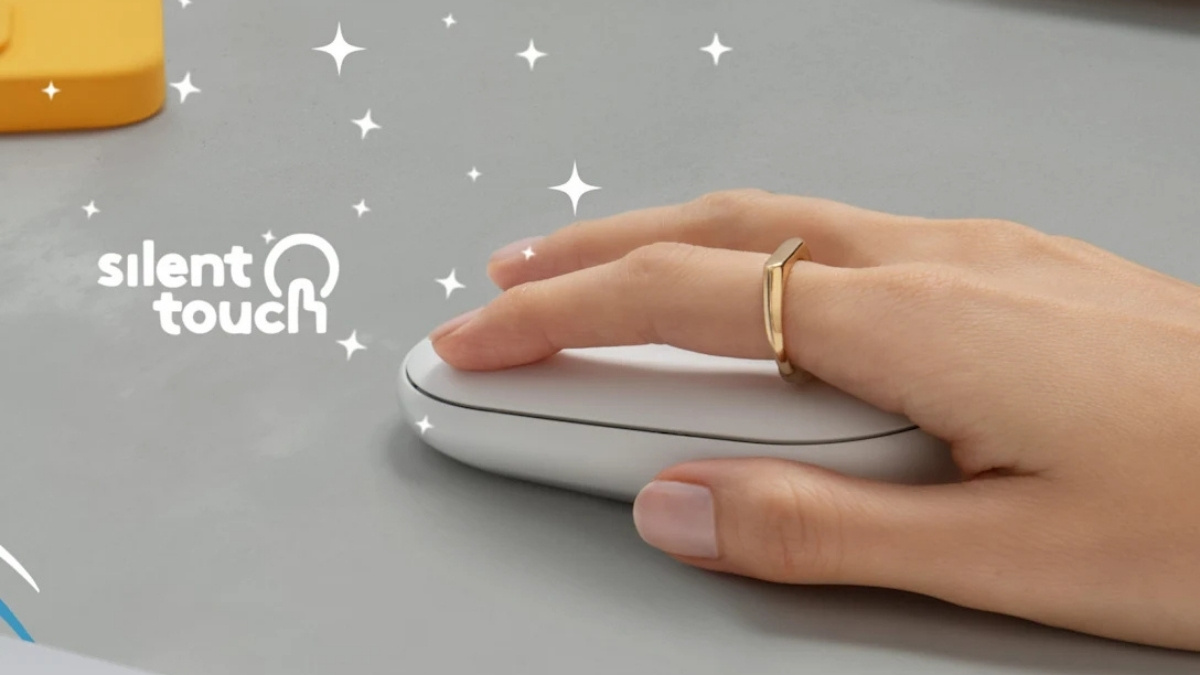 Chuột không dây Bluetooth Logitech Pebble M350S màu trắng
