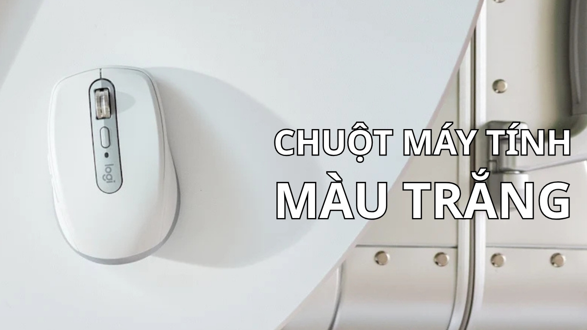 TOP 15+ Chuột máy tính màu trắng nhanh nhạy, chính hãng