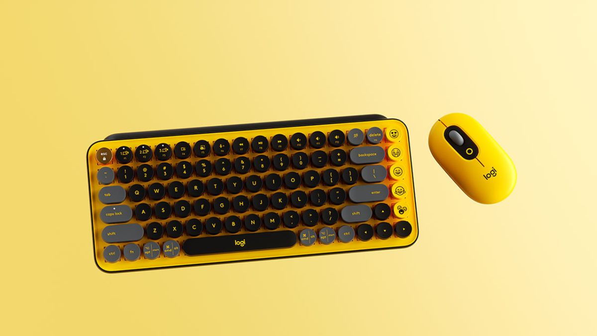 Chuột Logitech POP Mouse Blast màu vàng tươi tắn