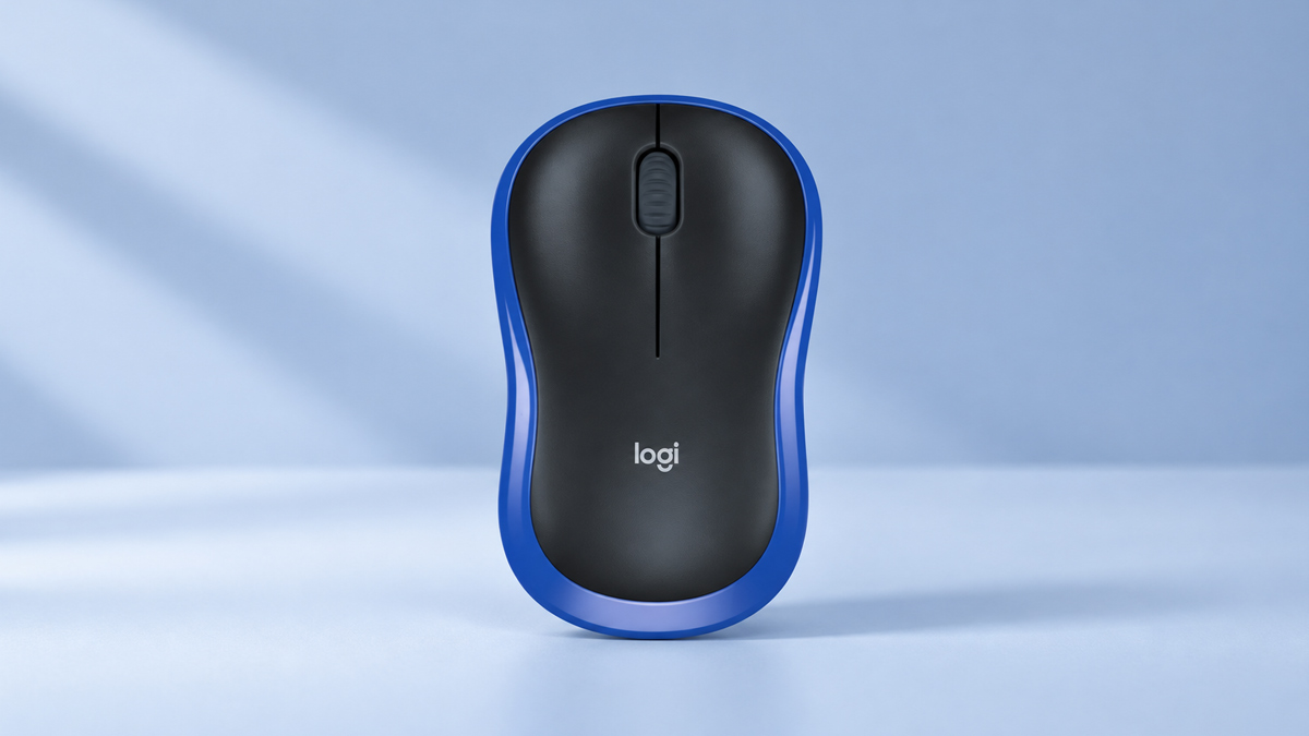 Chuột không dây màu xanh đen Logitech M185