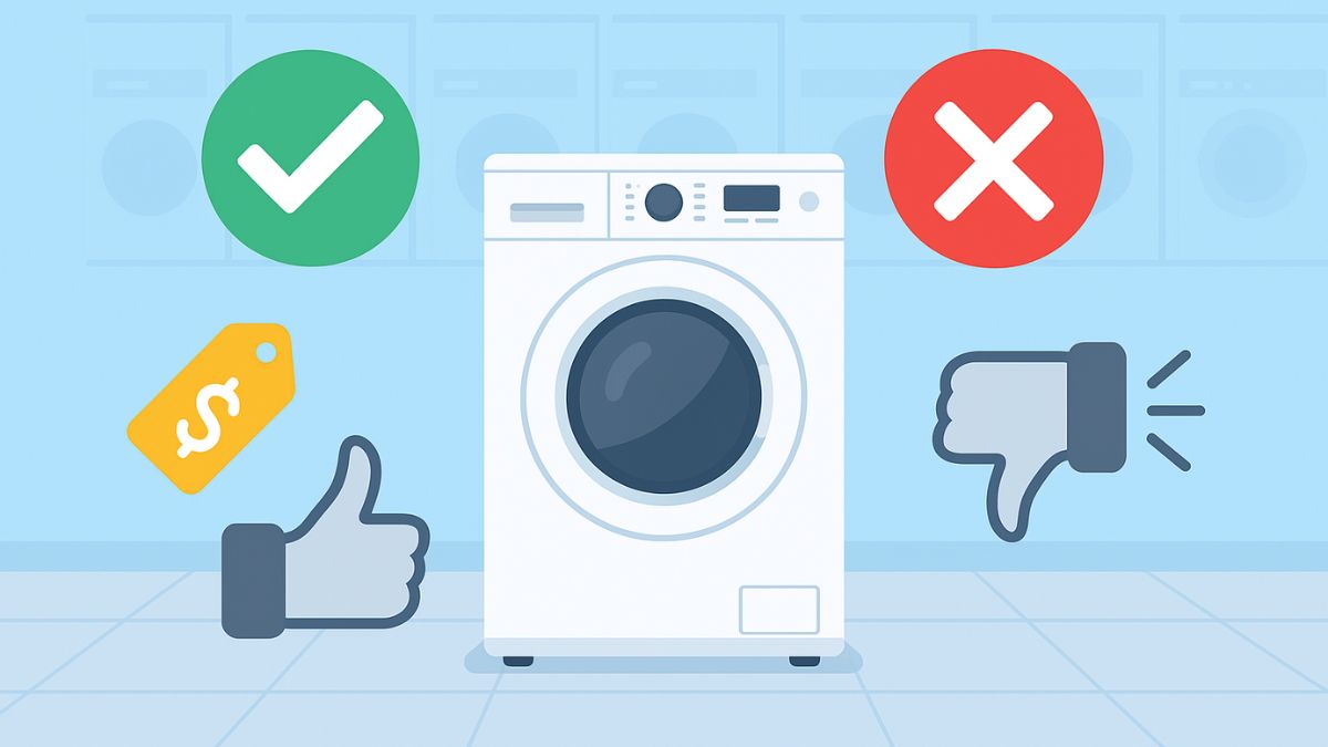 Ưu và nhược điểm nổi bật của máy giặt trưng bày