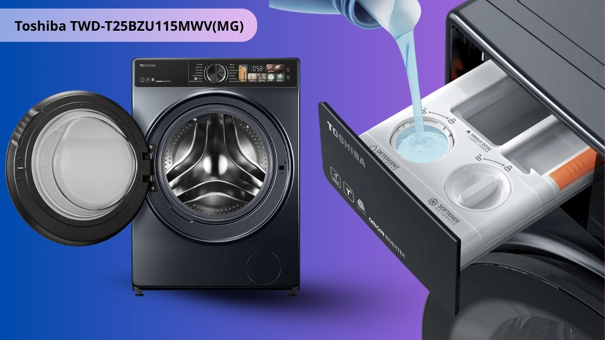 Máy giặt sấy 2 trong 1 Toshiba TWD-T25BZU115MWV(MG)
