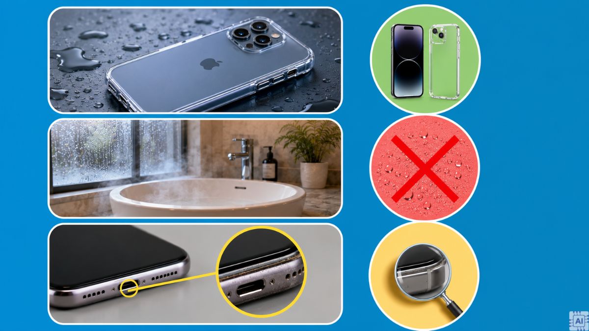 Các mẹo phòng tránh nước vào iPhone